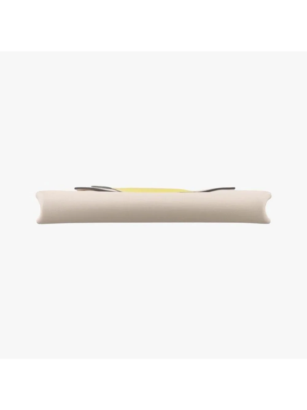 Hermes Tutti Frutti White Yellow Leather Clutch